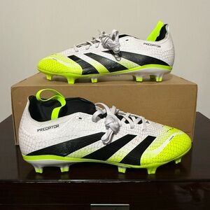 Adidas Predator League FT FG JI1111 Road To Glory White Black Lemon Size 8.5
